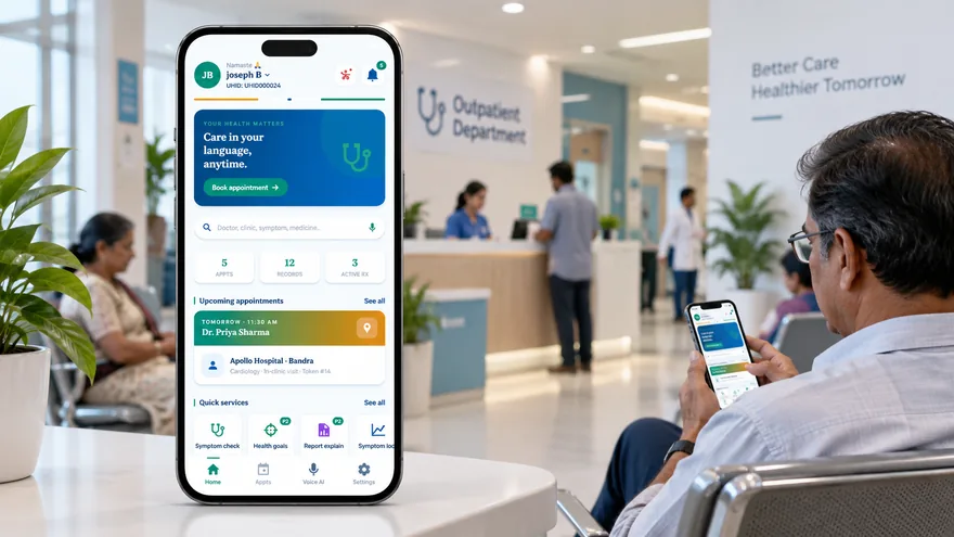 kNODE Patient Mobile App — bookings, records and care in your language